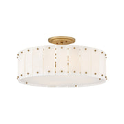 Fredrick Ramond Simone 4 Light Medium Semi-Flush Mount, Gold - FR47753BNG