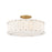 Fredrick Ramond Simone 4 Light Medium Semi-Flush Mount, Gold - FR47753BNG