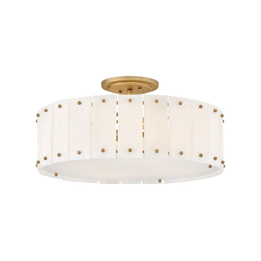 Fredrick Ramond Simone 4 Light Medium Semi-Flush Mount, Gold - FR47753BNG