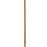 Hinkley Lighting S12LCB625S1 12" Accessory Stem, Lacquered Brass - S12LCB625S1