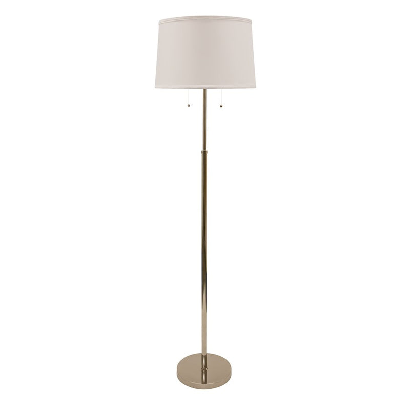 House of Troy Averill Adjustable Floor Lamp, Polished Nickel