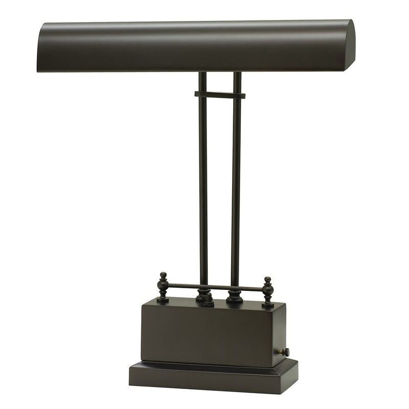 House of Troy Battery Operated LED Piano Lamp Mahogany Bronze