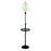 House of Troy Club 1 Light Adjustable Floor Lamp, Black - CL202-BLK