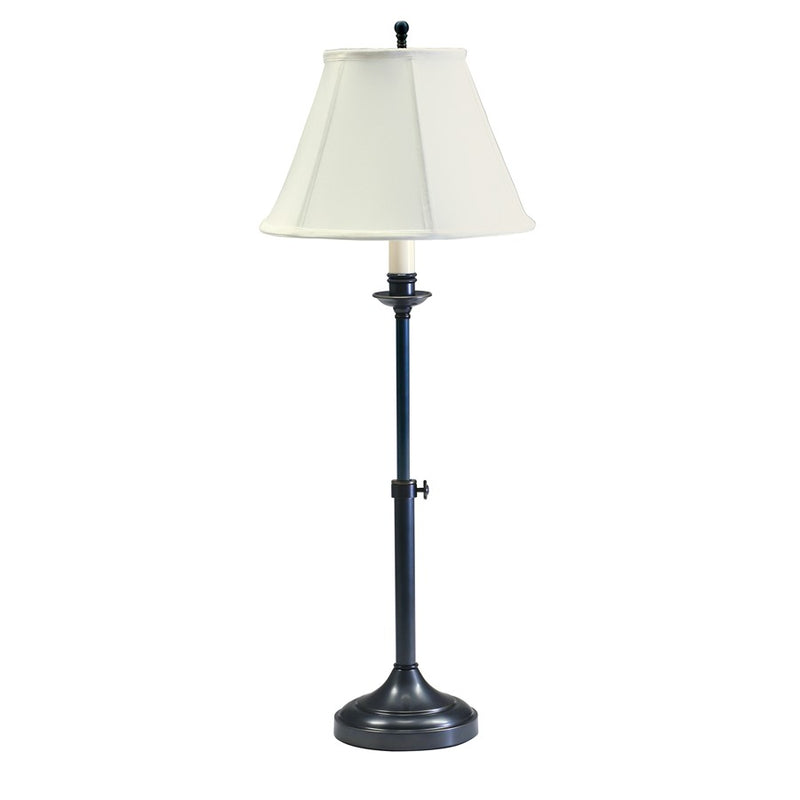 House of Troy Oil Rubbed Bronze Table Lamp w/ Adjustable Height