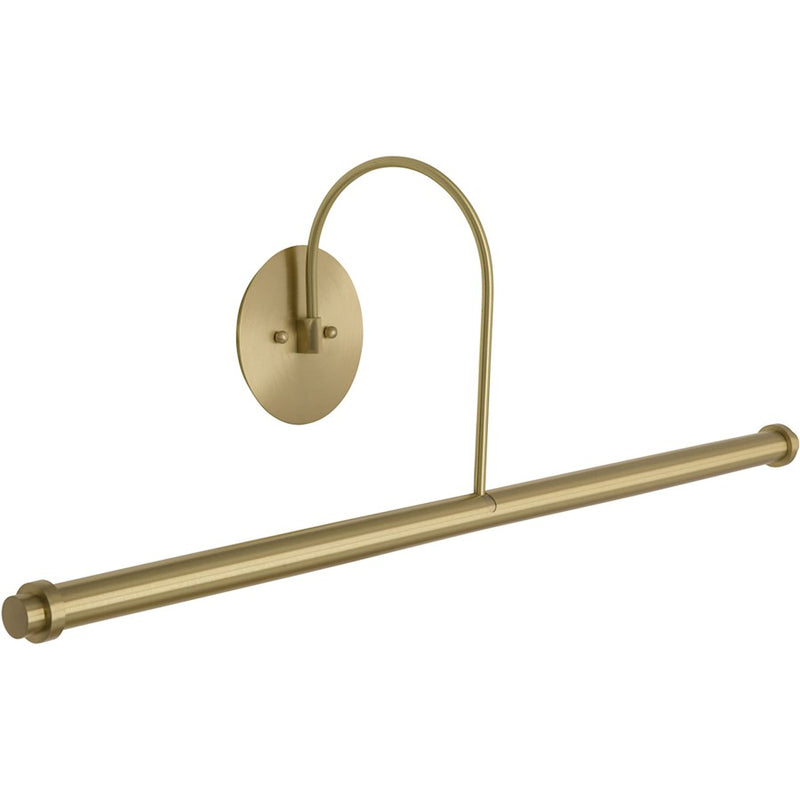House of Troy Slim-Line Picture Light, 9W, Satin Brass