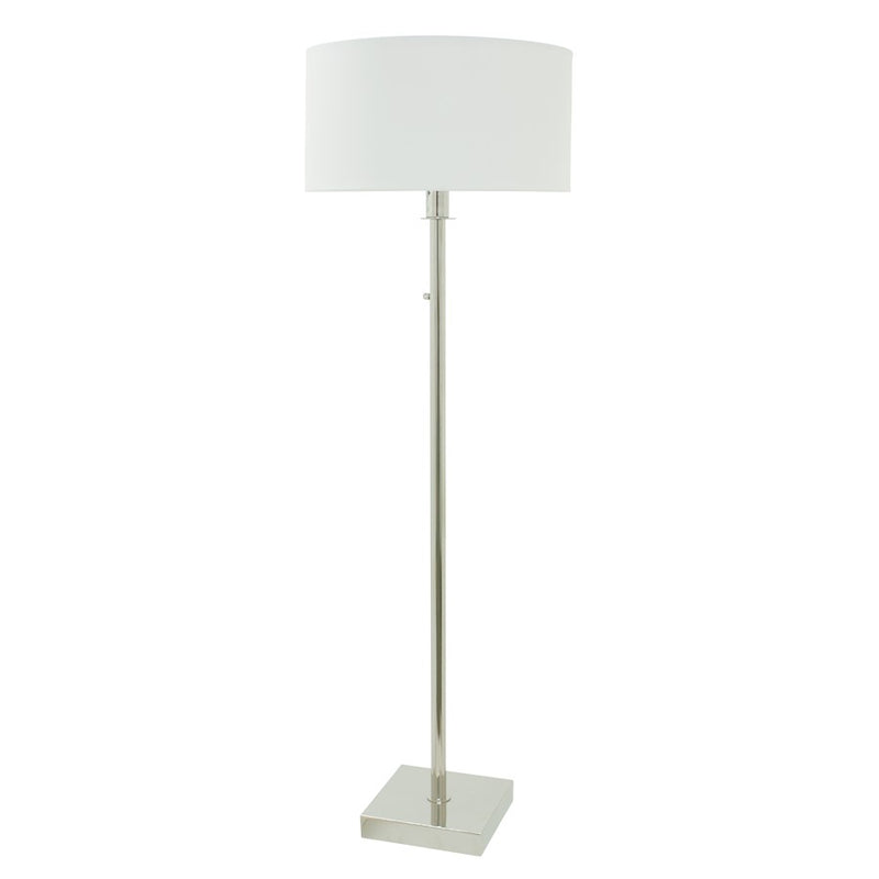 House of Troy Franklin 64" Floor Lamp, Polished Nickel