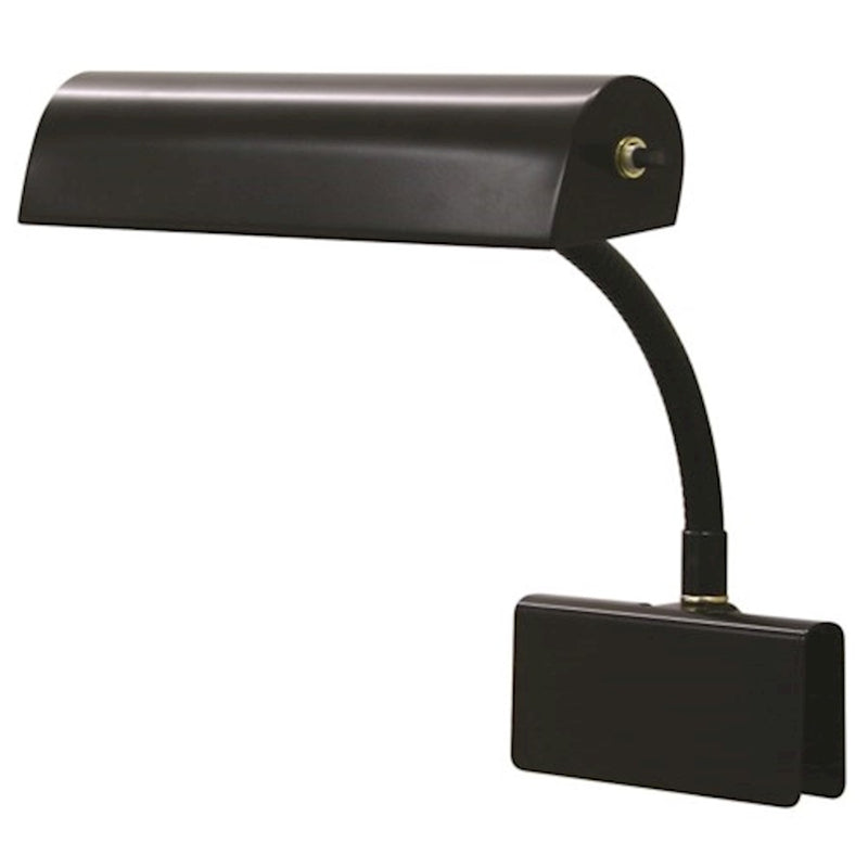 House of Troy Grand Piano Clamp Lamp, Black