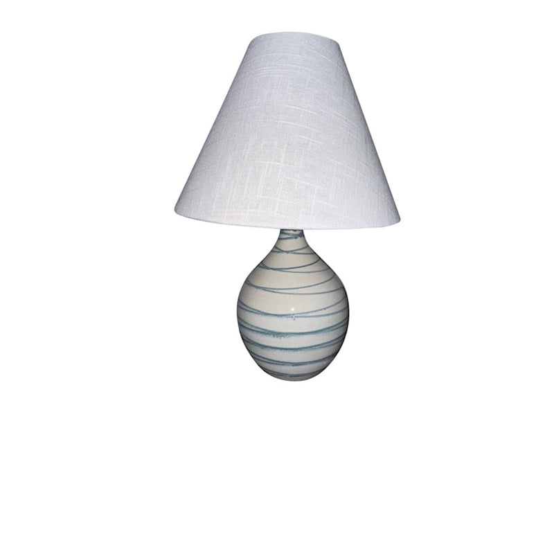 House of Troy Scatchard 1 Light 19" Table Lamp, Emerald Wave - GS200-EW