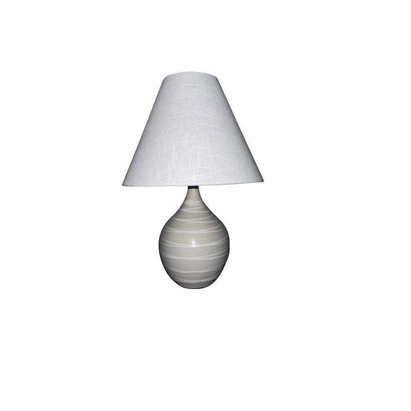 House of Troy Scatchard 1 Light 19" Table Lamp, Natural Spiral - GS200-NS