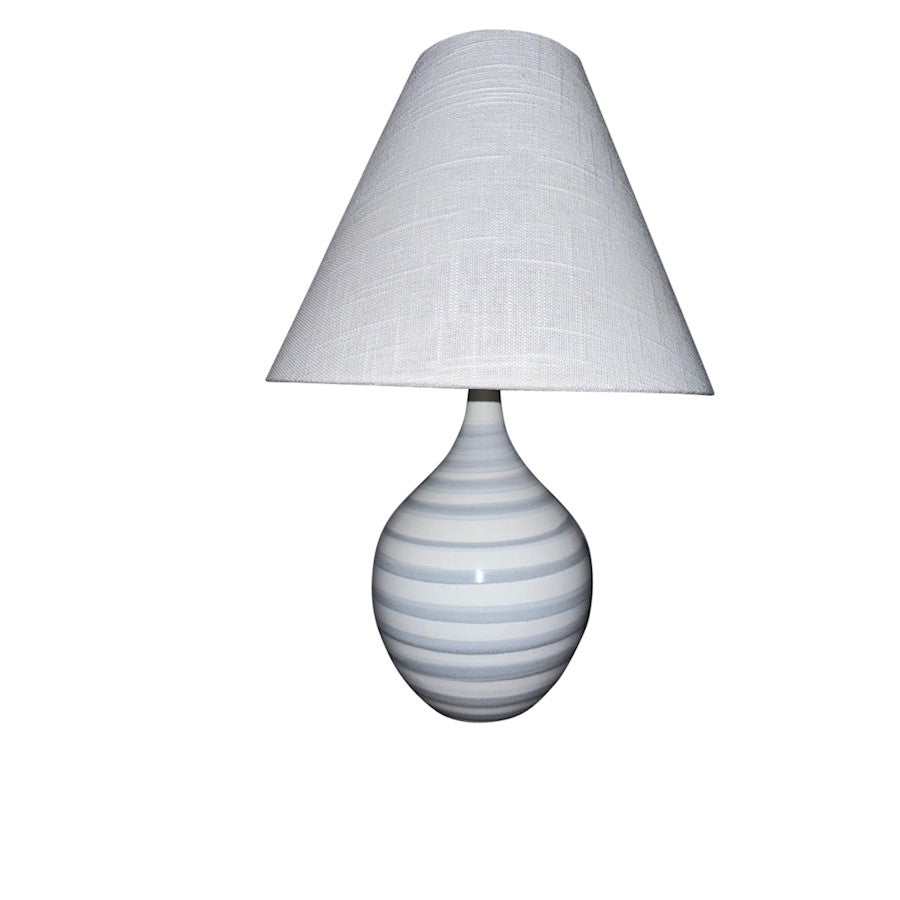 House of Troy Scatchard 1 Light 19" Table Lamp, Sapphire Ring - GS200-SR