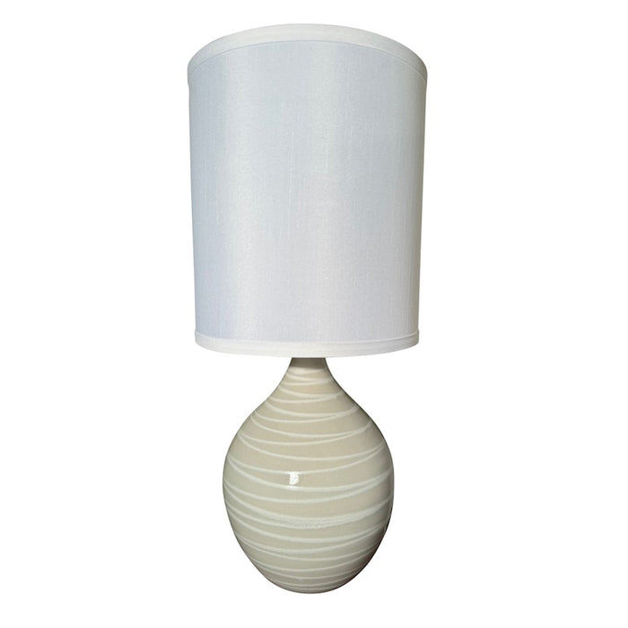 House of Troy Scatchard 1 Light 20.5" Table Lamp, Natural Spiral - GS201-NS