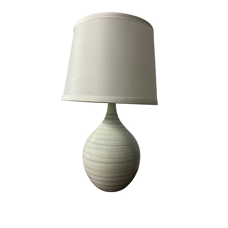 House of Troy Scatchard 1 Light 18.5" Table Lamp, Pearl Blue - GS202-PL