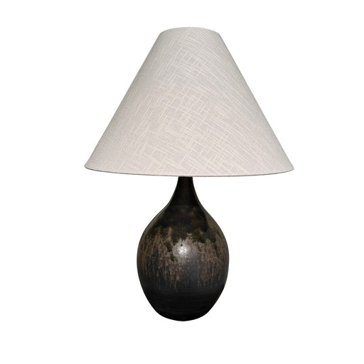 House Of Troy Scatchard 1Lt 22.5" Stoneware Table Lamp, Mystic Gray - GS300-MG