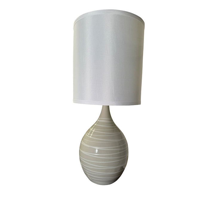 House of Troy Scatchard 1 Light 24" Table Lamp, Natural Spiral - GS301-NS