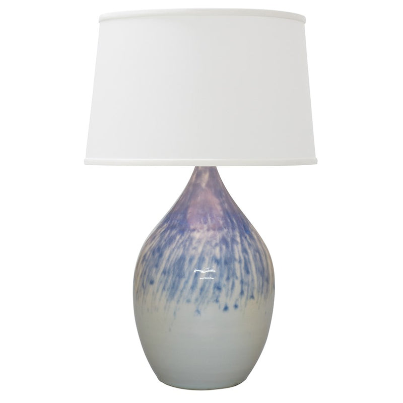 House of Troy Scatchard 21" Stoneware Table Lamp, Decorated Gray