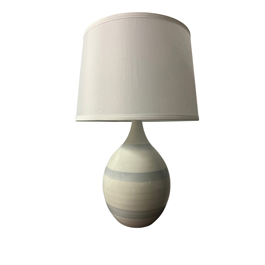 House of Troy Scatchard 1 Light 21" Table Lamp, Gray Sky - GS302-GS