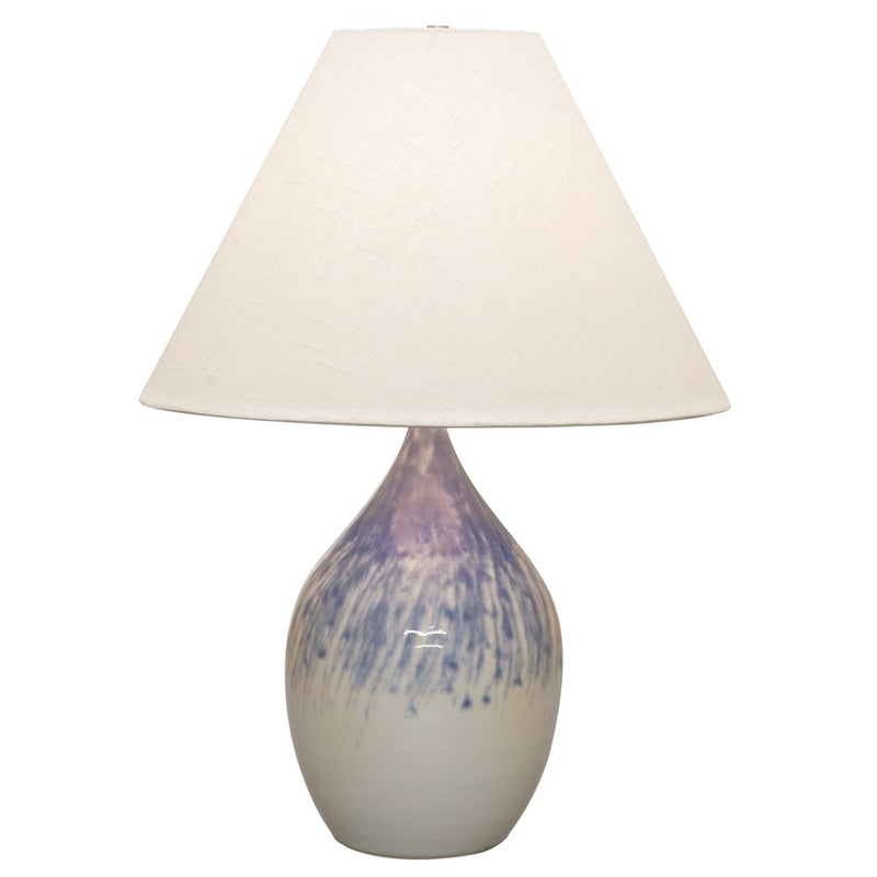 House of Troy Scatchard 28" Stoneware Table Lamp, Decorated Gray