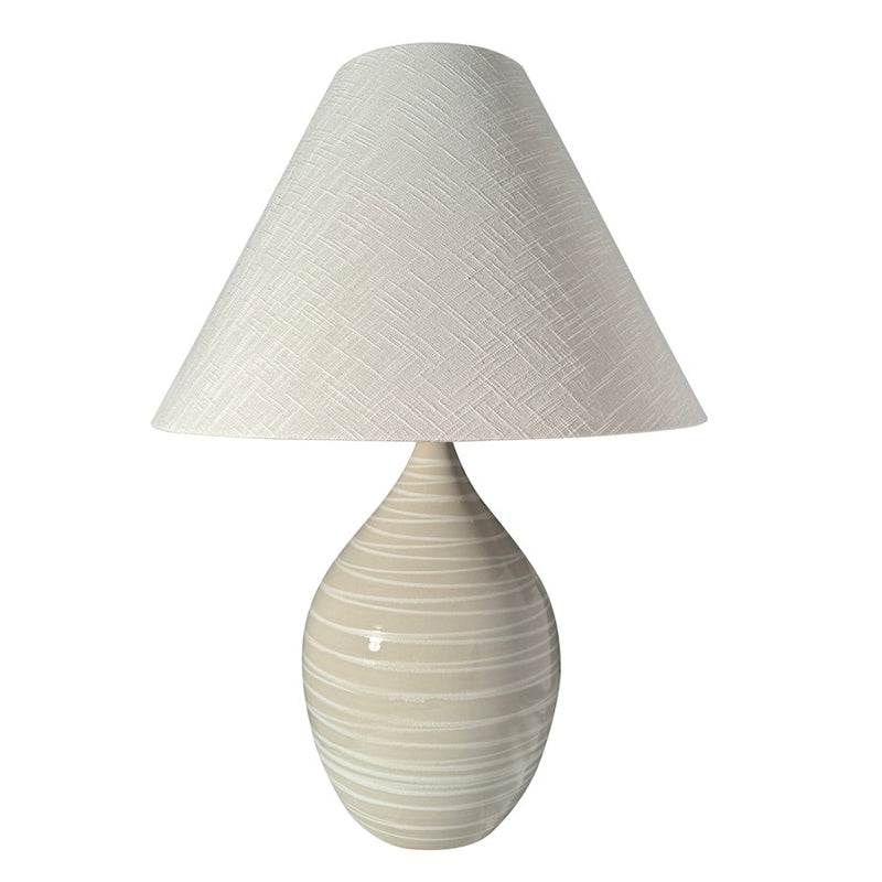 House of Troy Scatchard 1 Light 28" Table Lamp, Natural Spiral - GS400-NS