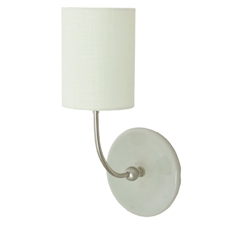 House of Troy Scatchard Wall Lamp in SN & Gray Gloss, Gray Gloss