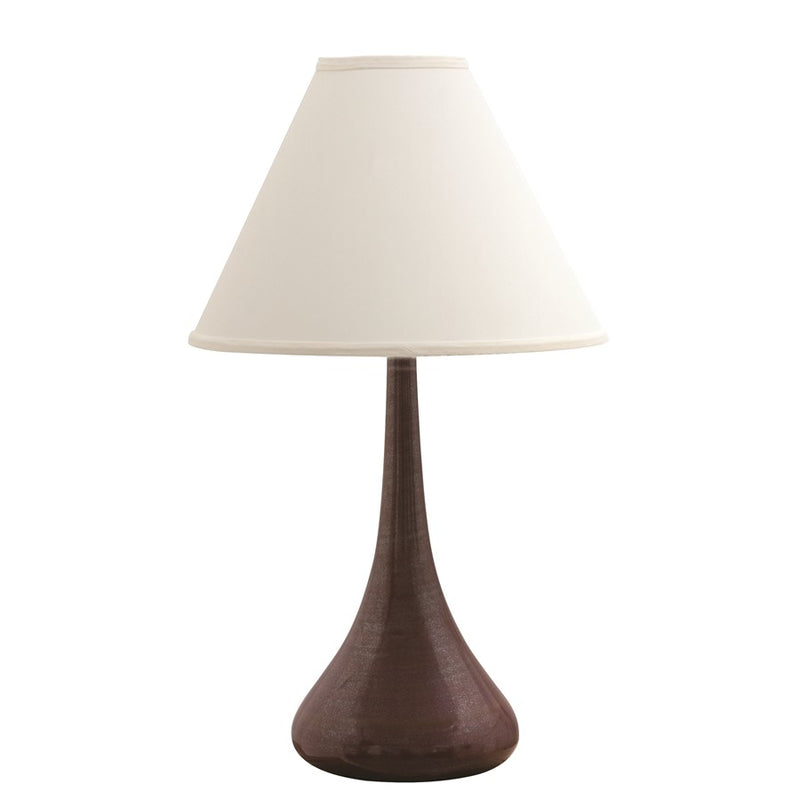 House of Troy 26" Iron Red Gloss Table Lamp (Shade Packed Separately)