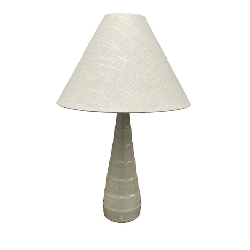 House of Troy Scatchard 1 Light 17" Table Lamp, Gray Gloss - GS825-GG