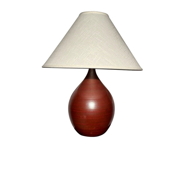 House Of Troy Scatchard 1Lt 27" Stoneware Table Lamp, Iron Red - GS900-IR