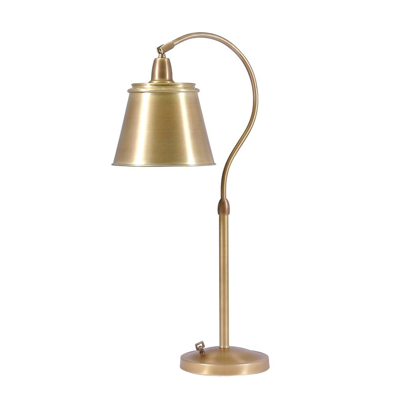 House of Troy Hyde Park Table Lamp Weathered Brass, Metal Shade