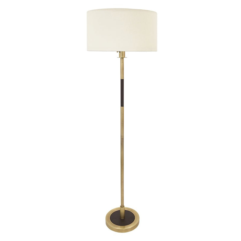 House of Troy Huntington Floor Lamp, Antique Brass
