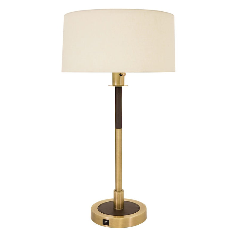 House of Troy Huntington Table Lamp, Antique Brass