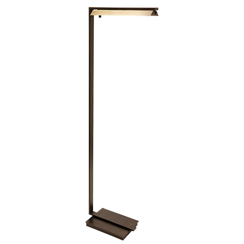 House of Troy 52" Jay LED Floor Lamp, Chestnut Bronze/Brass