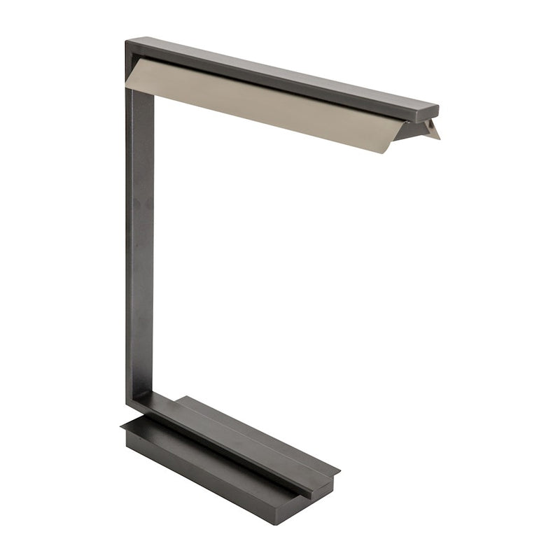 House of Troy 19" Jay LED Table Lamp, Granite with Satin Nickel