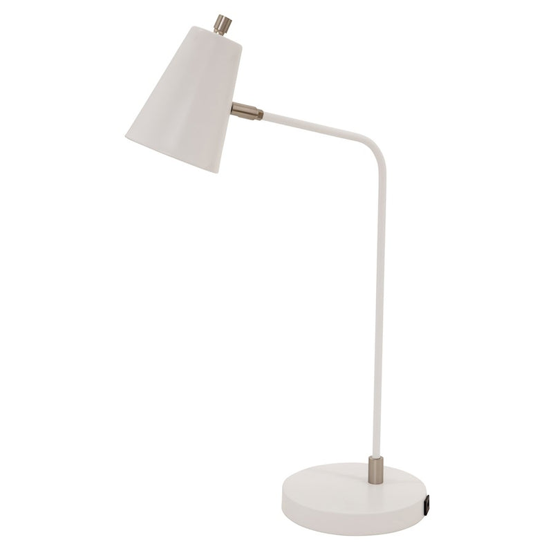 House of Troy Kirby Table Lamp in White