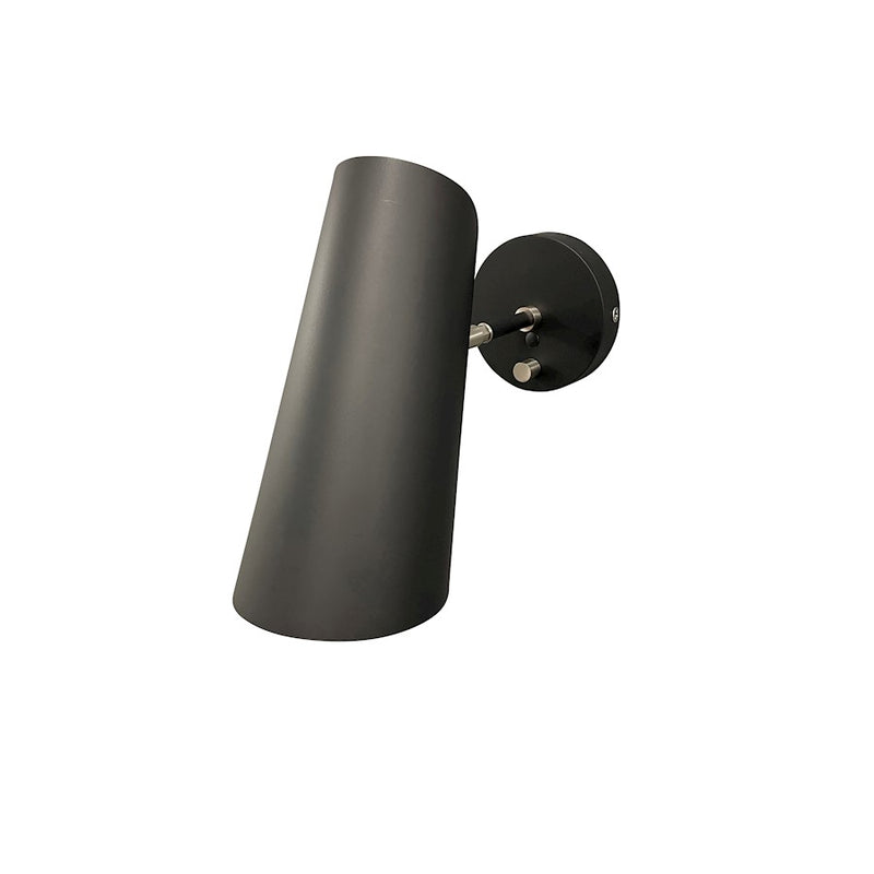 House of Troy Logan 1 Light Wall Sconce, Black/Satin Nickel