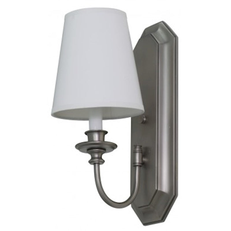 House of Troy Lake Shore Wall Sconce in Satin Pewter
