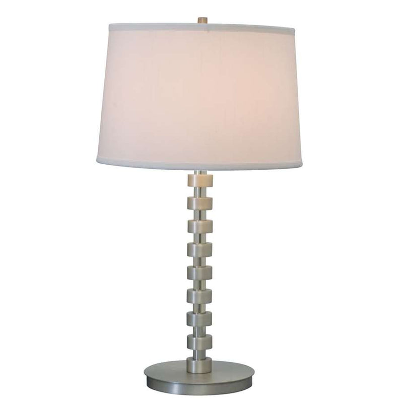 House of Troy Lake Shore Series Table Lamp, Satin Pewter