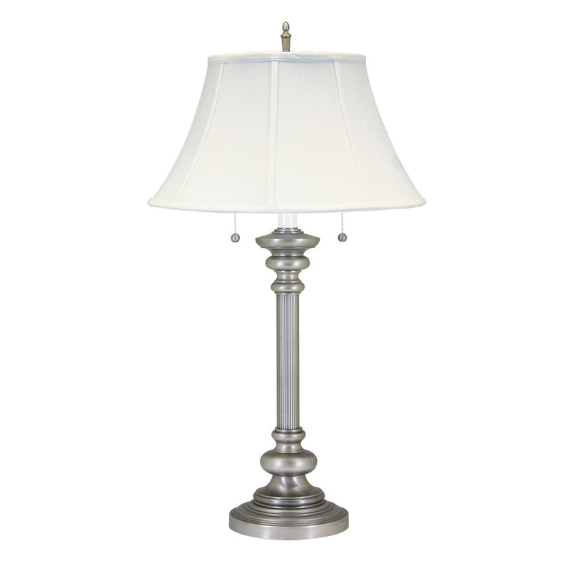 House of Troy 30.25" Pewter Table Lamp