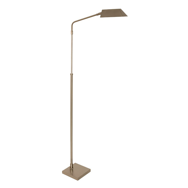 House of Troy Newbury Adjustable Floor Lamp, Satin Nickel