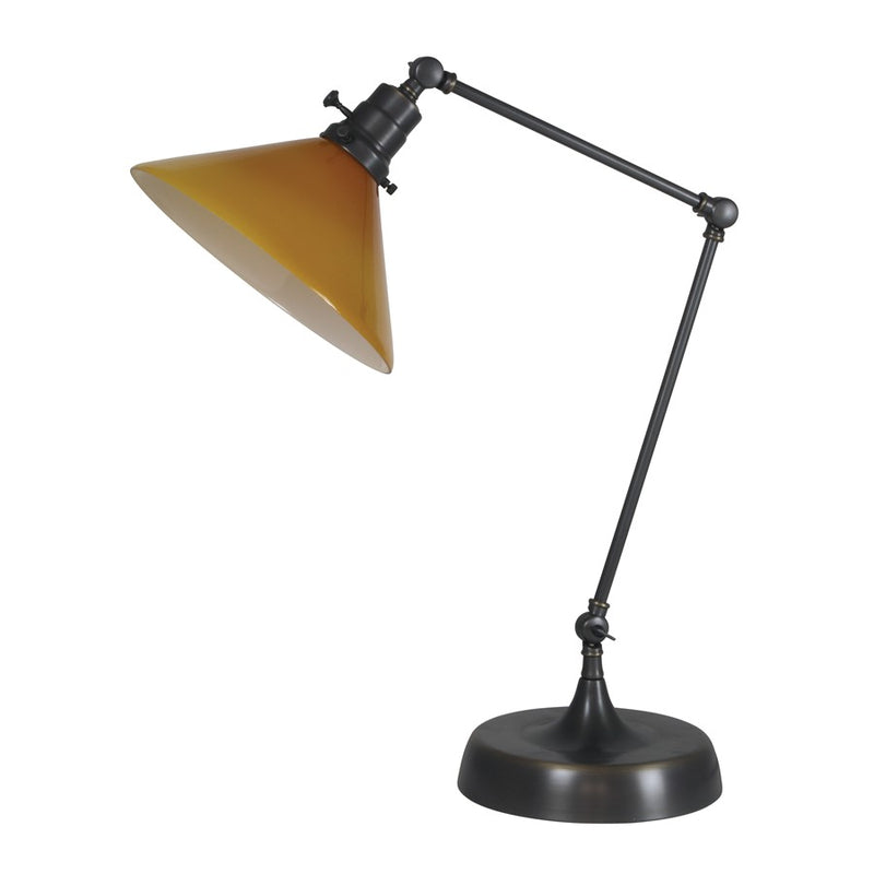 House of Troy Otis Industrial Table Lamp, Oil Rubbed Bronze