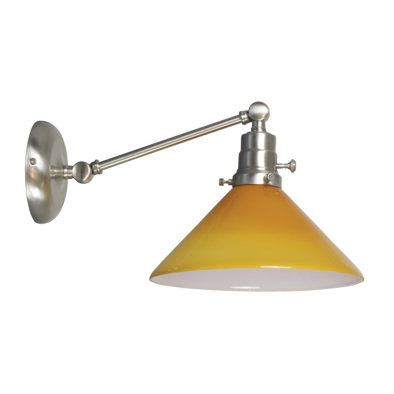 House of Troy Otis Industrial Wall Lamp, Satin Nickel