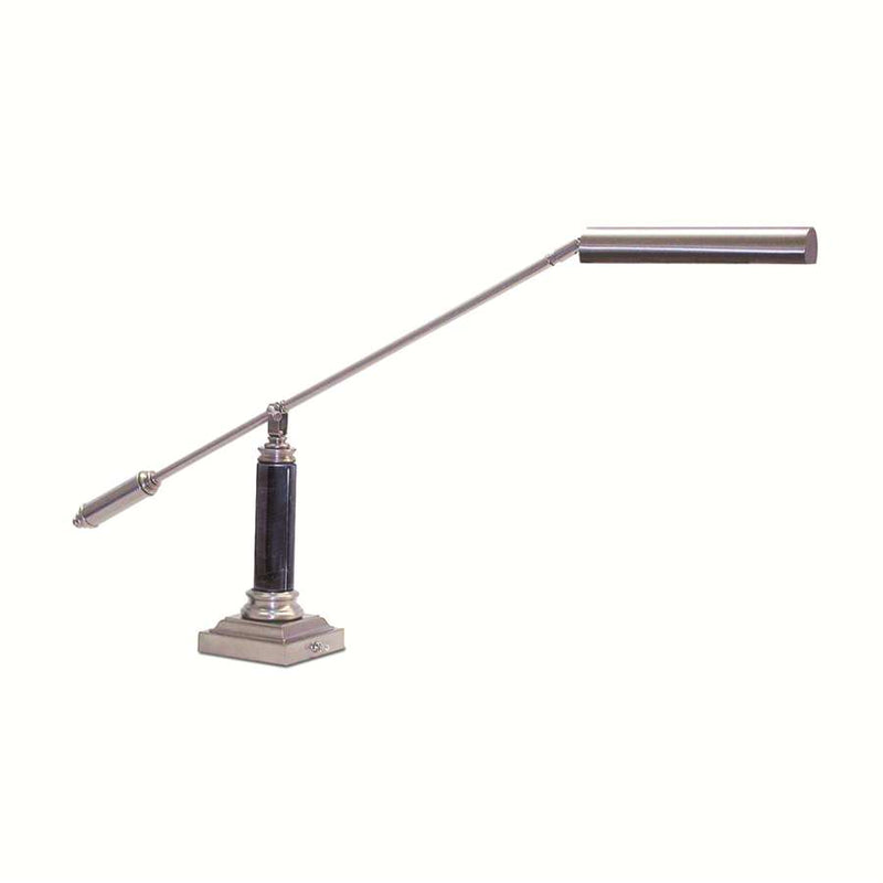 House of Troy Satin Nickel Piano Desk Lamp