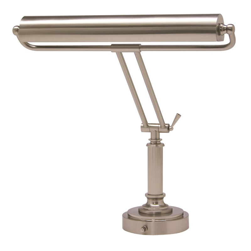 House of Troy 15" Satin Nickel Piano Desk