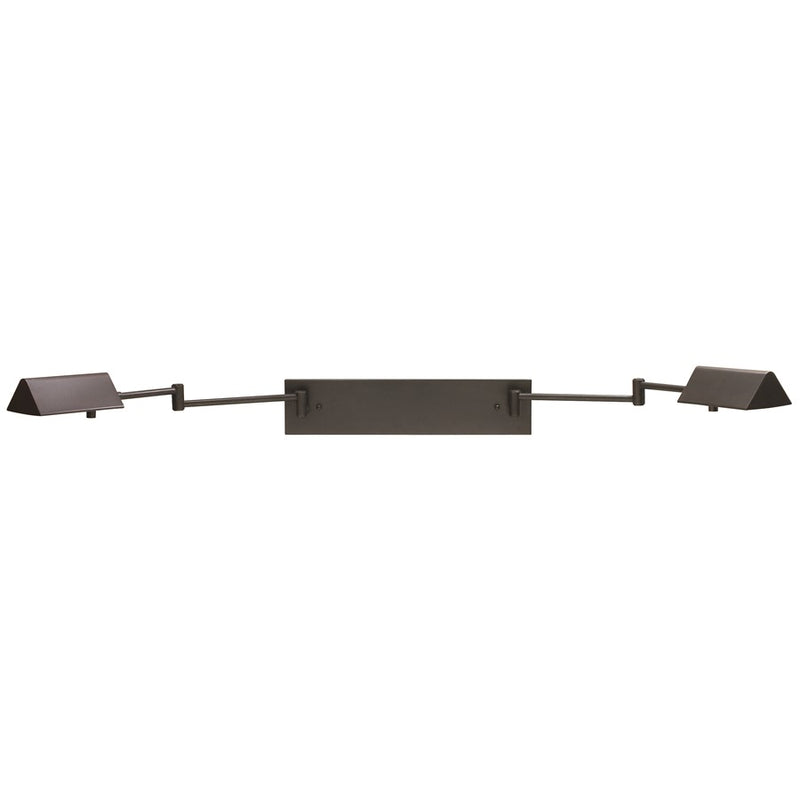 House of Troy Oil Rubbed Bronze Double Wall Lamp