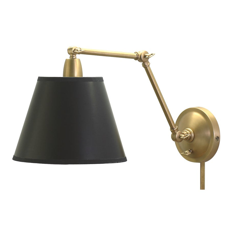 House of Troy 20" Weathered Brass Library Lamp