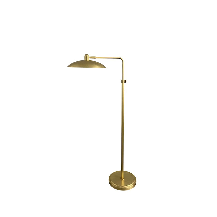 House of Troy Ridgeline 1 Light Floor Lamp, Natural Brass - RL200-NTB