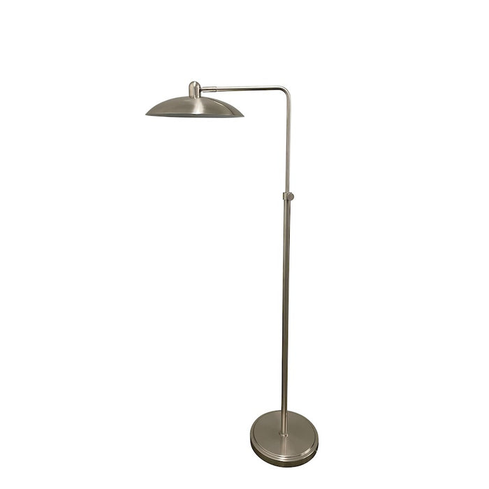 House of Troy Ridgeline 1 Light Floor Lamp, Satin Nickel - RL200-SN