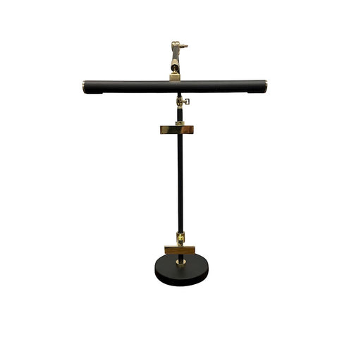 House of Troy River North 14" Task Lamp, Black/Polished Brass - RN350-BLKPB