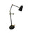 House of Troy River North 8" Task Lamp, Black/Polished Brass - RN351-BLKPB