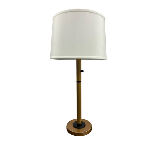 House Of Troy Rupert 3Lt Way Table Lamp, Gold/Black And Usb Port - RU750-HGBLK