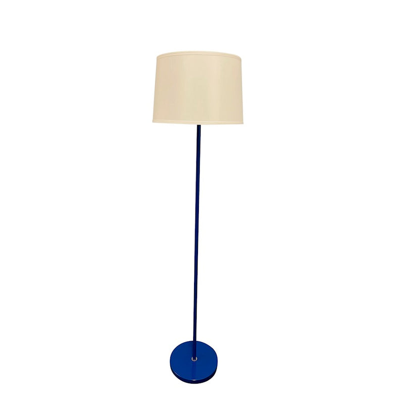 House of Troy Sawyer 1 Light Floor Lamp, Colbalt/Satin Nickel - S500-COSN