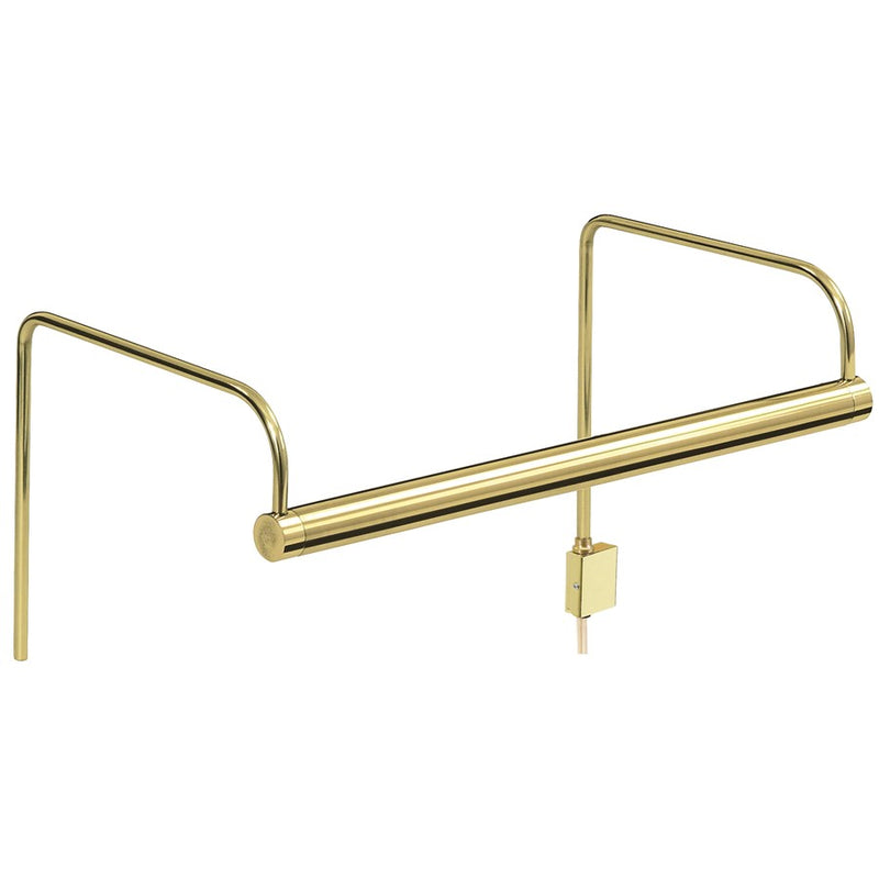 House of Troy Slim-line 6" Polished Brass Picture Light